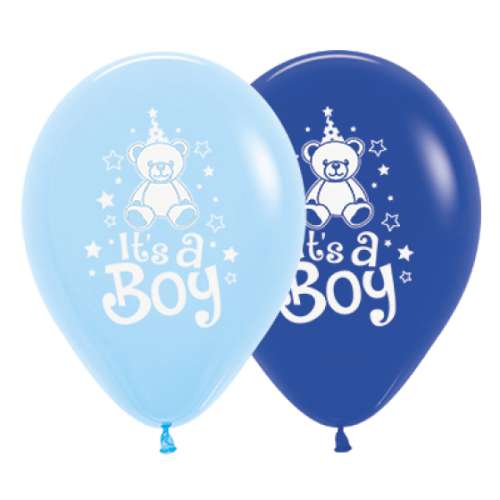 It's A Boy Balloons - design 2 - Click Image to Close